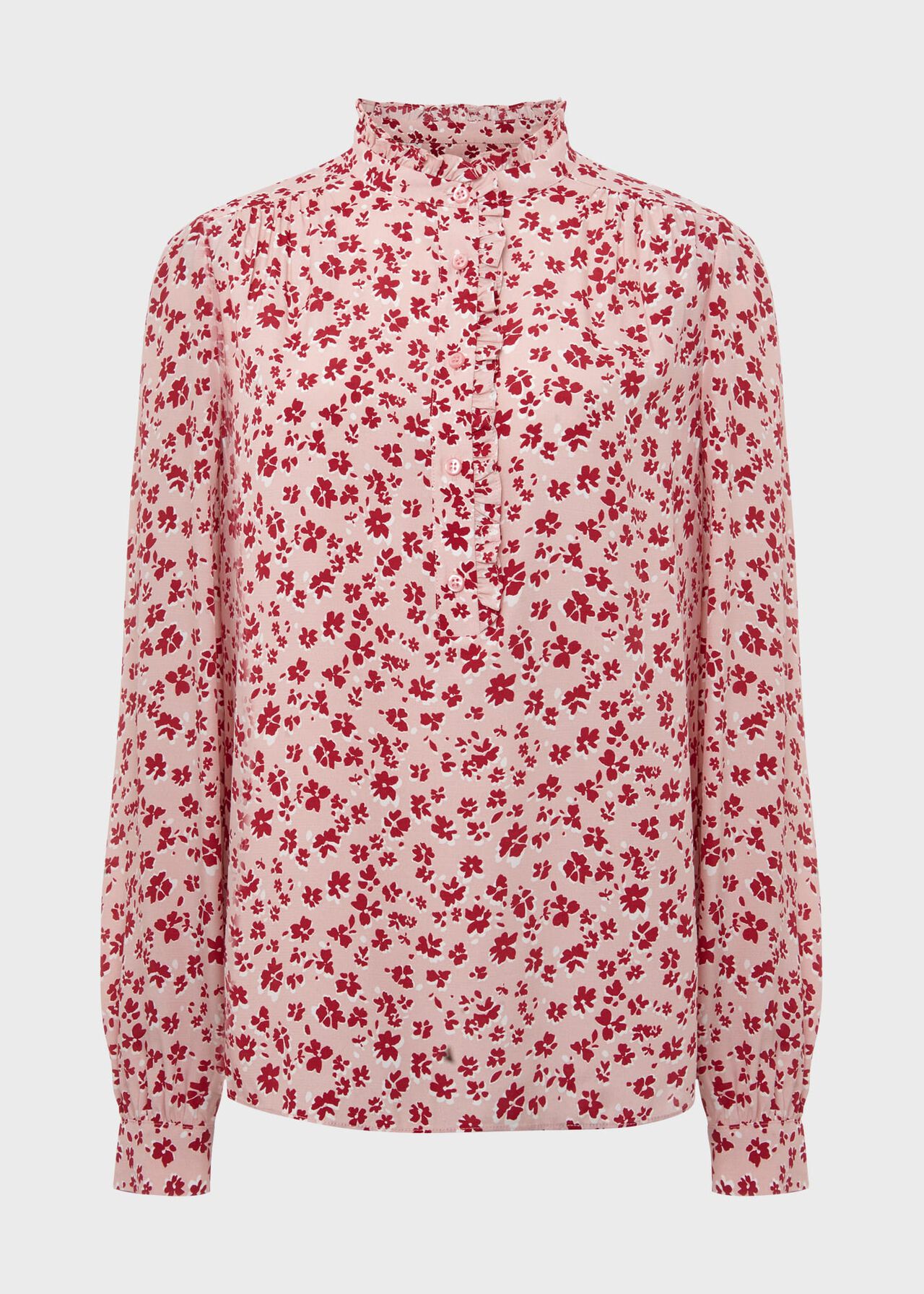Lillian Blouse, Pink Multi, hi-res