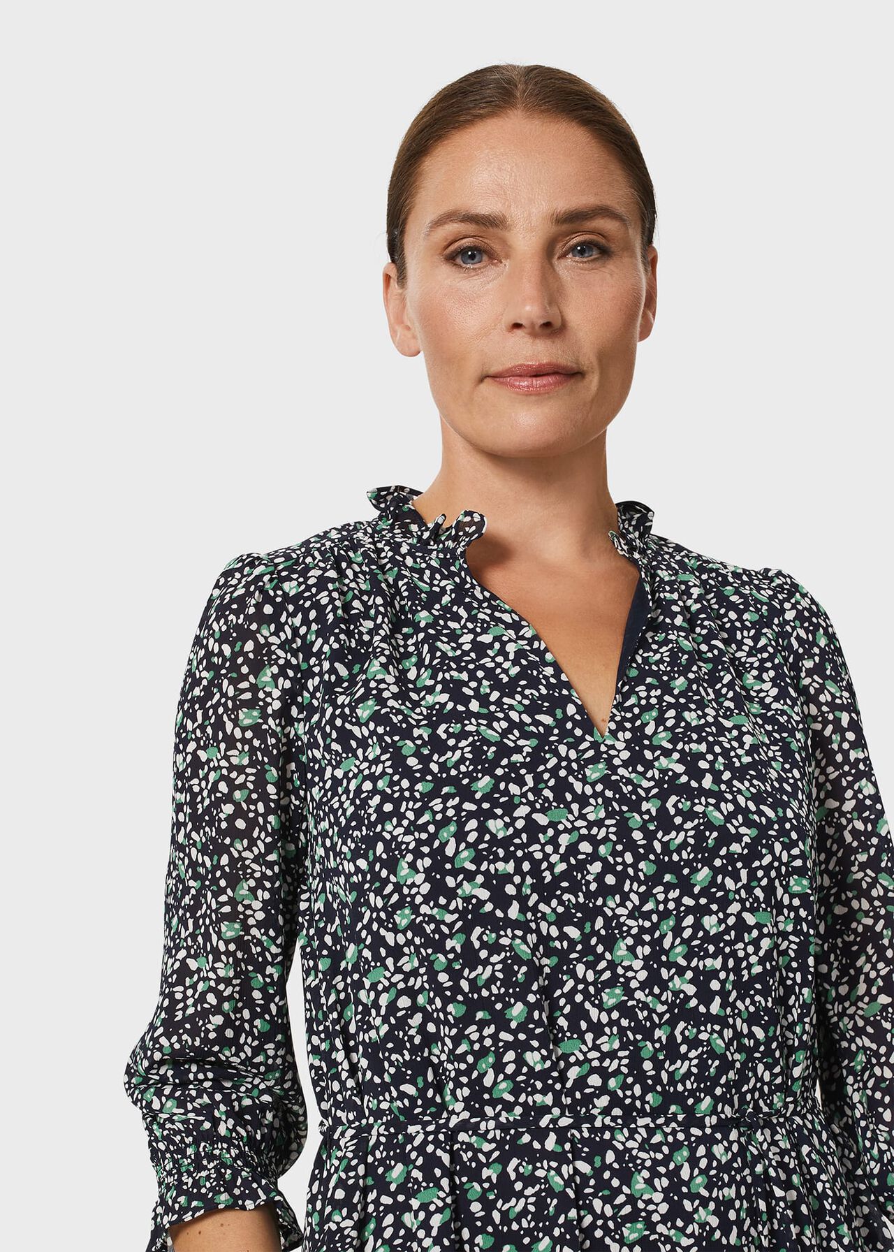 Stefania Dress, Navy Multi, hi-res