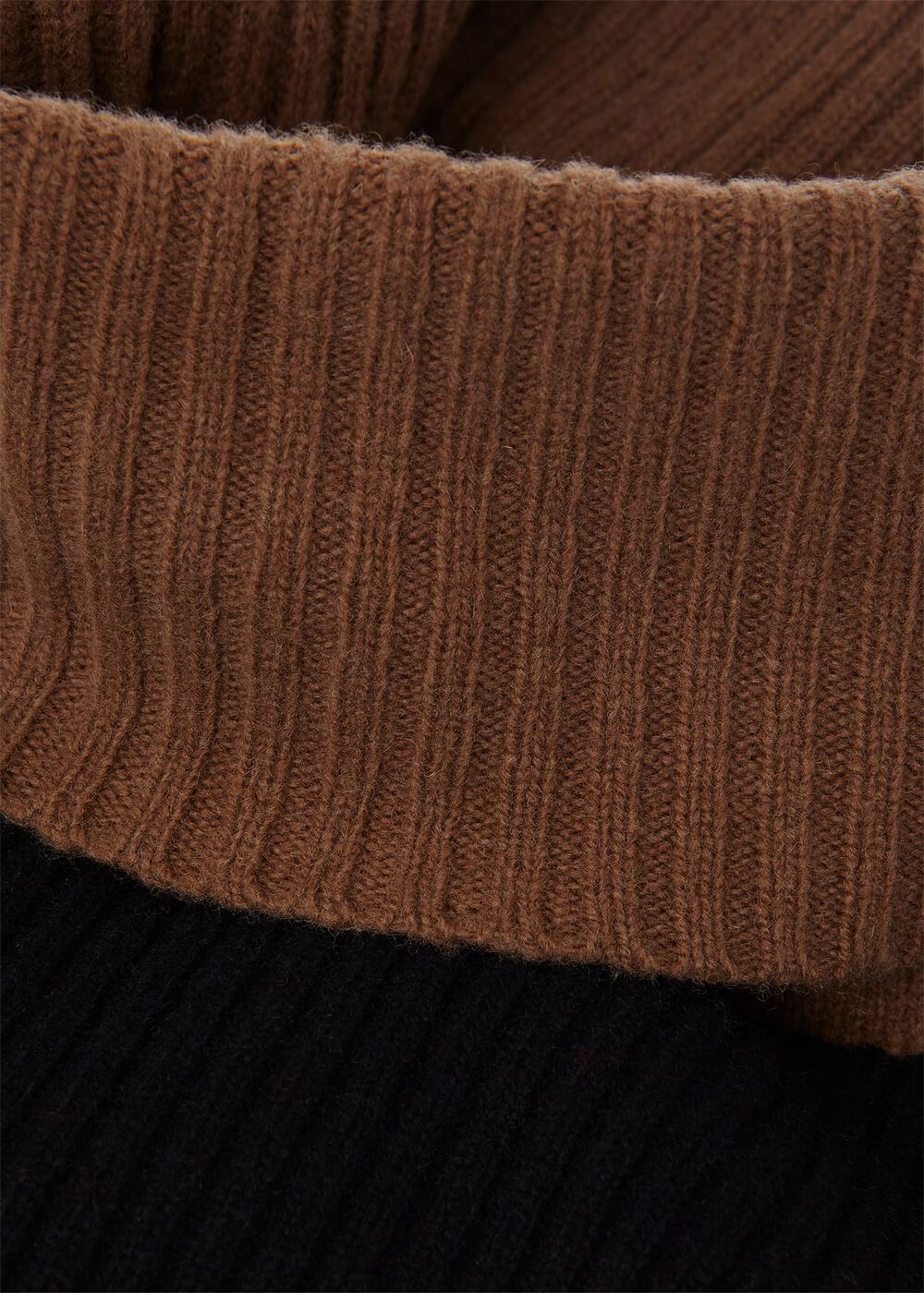 Melodie Merino Wool Jumper, Toffee Black, hi-res