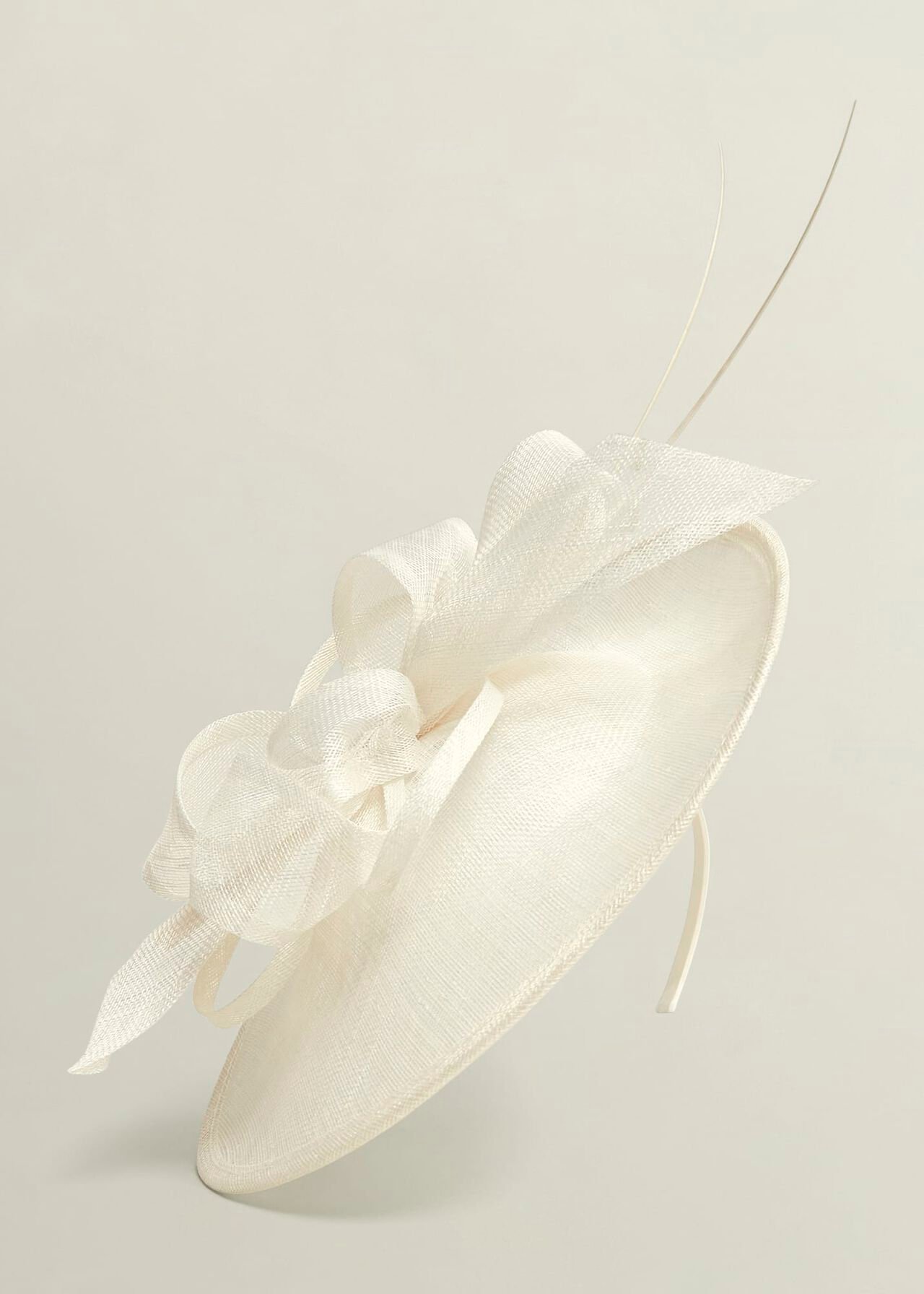 Chloe Fascinator, Ivory, hi-res