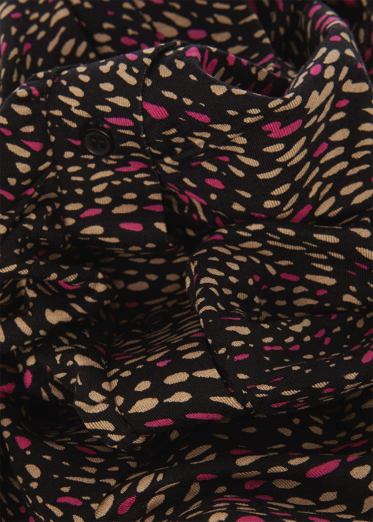 Hatty Jersey Dress, Black Multi, hi-res