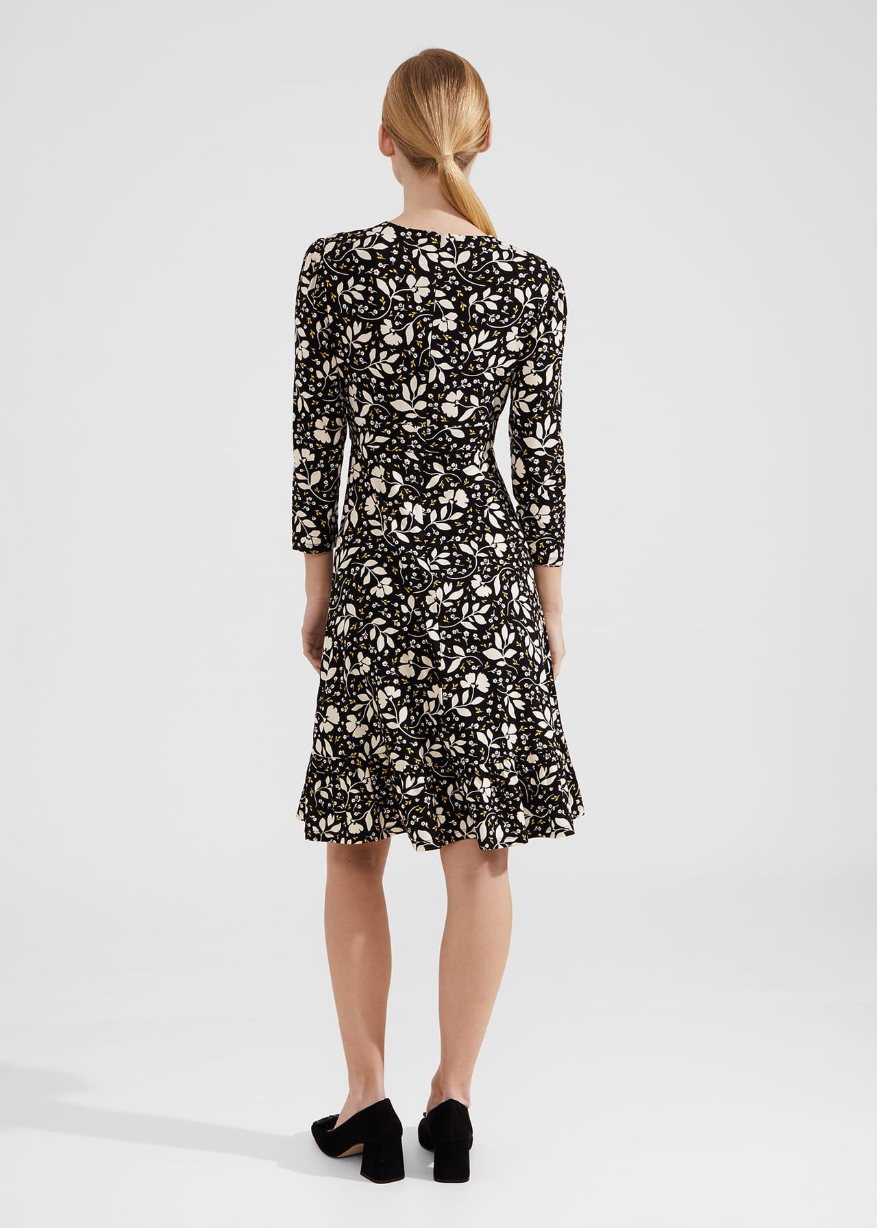 Ami Jersey Dress, Black Multi, hi-res