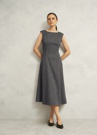 Cherie Dress, Black Camel, hi-res