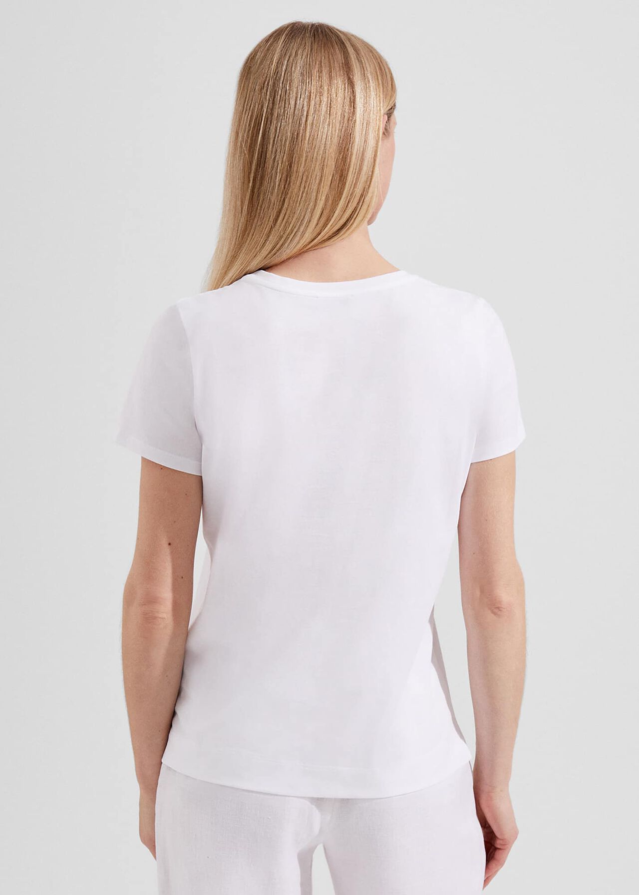 Jamie Printed T-Shirt, White Blue, hi-res