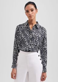 Katia Shirt, Navy Ivory, hi-res