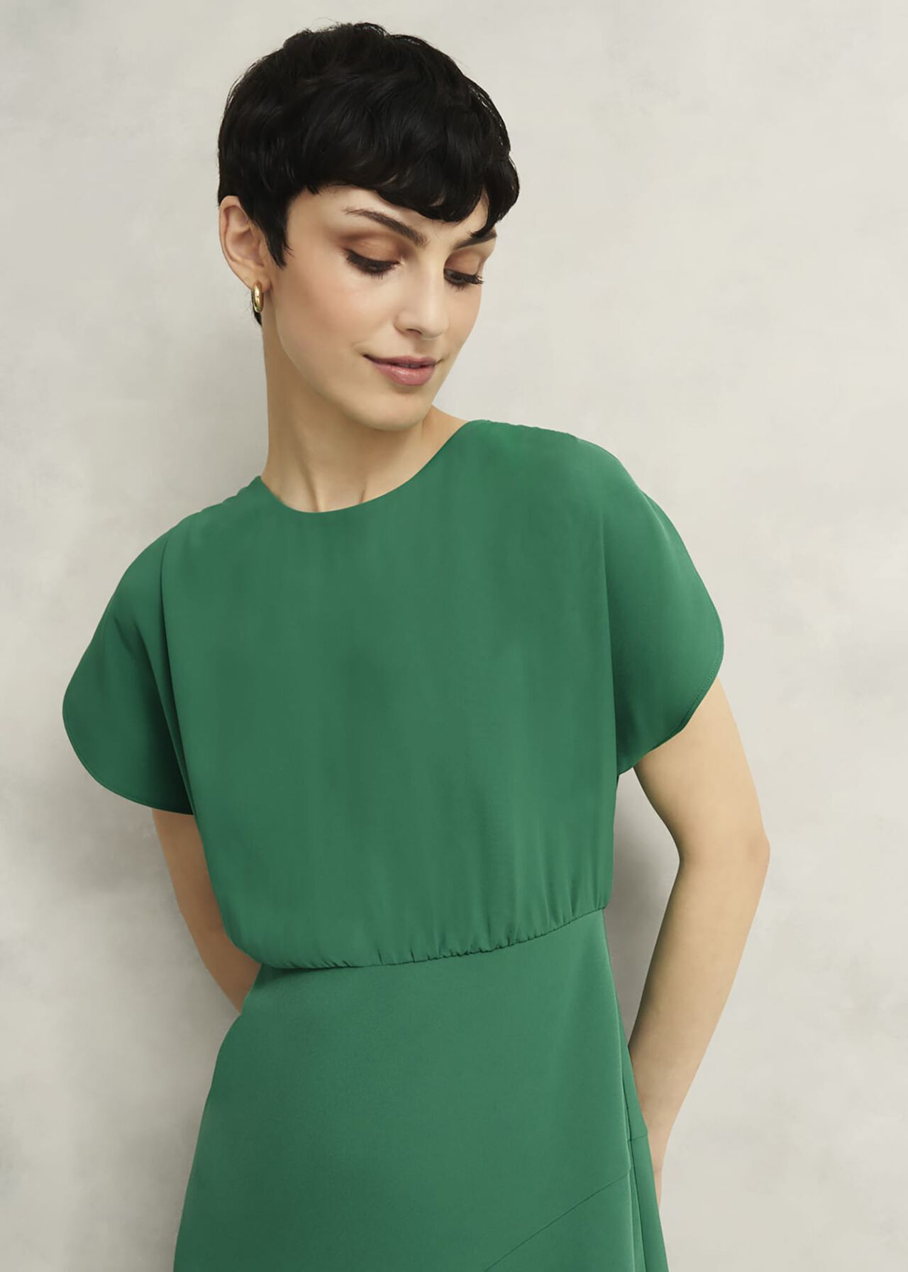 Hampton Dress, Viridian Green, hi-res