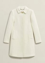 Saffie Coat, Ivory, hi-res