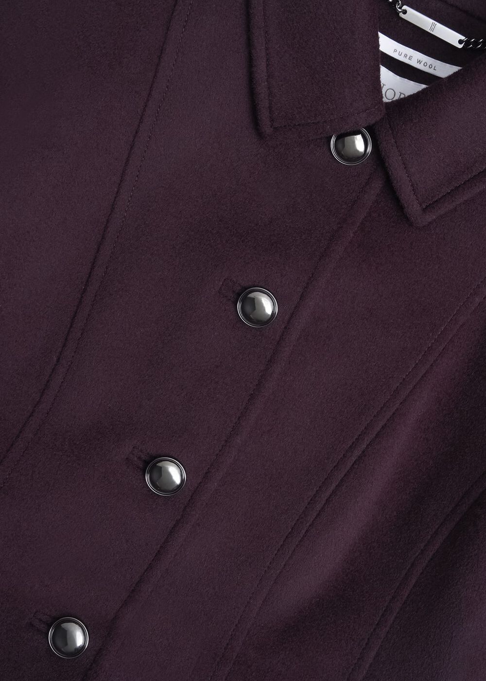 Iona Wool Coat, Malbec Purple, hi-res
