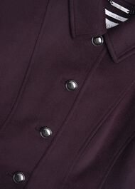 Iona Wool Coat, Malbec Purple, hi-res