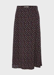Annette Midi Skirt , Black Multi, hi-res