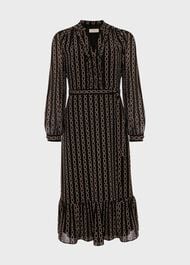 Alexia Dress, Black Camel, hi-res