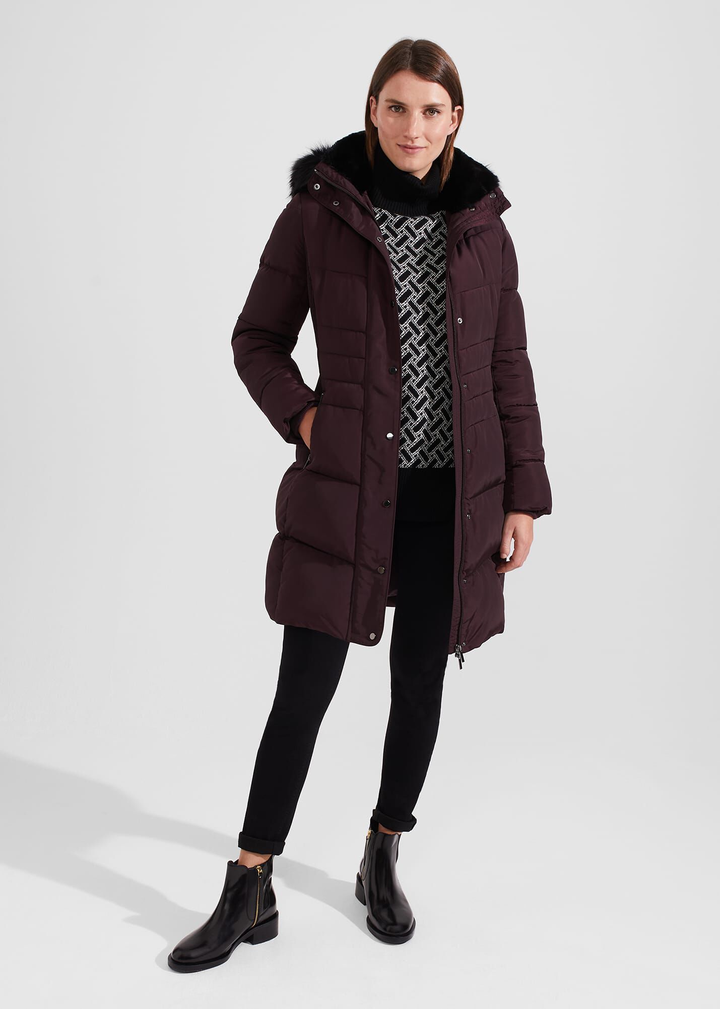 Petite long puffer on sale
