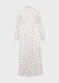 Lucilla Dress, Ivory Navy, hi-res