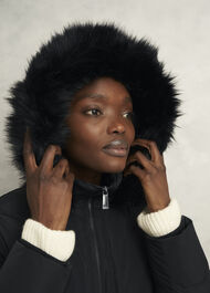 Petite Amalie Puffer, Black, hi-res