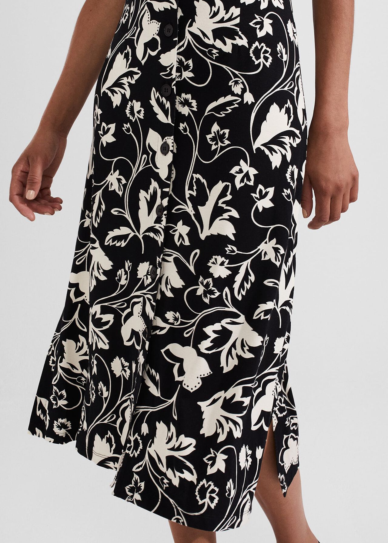 Joanna Dress, Black Cream, hi-res
