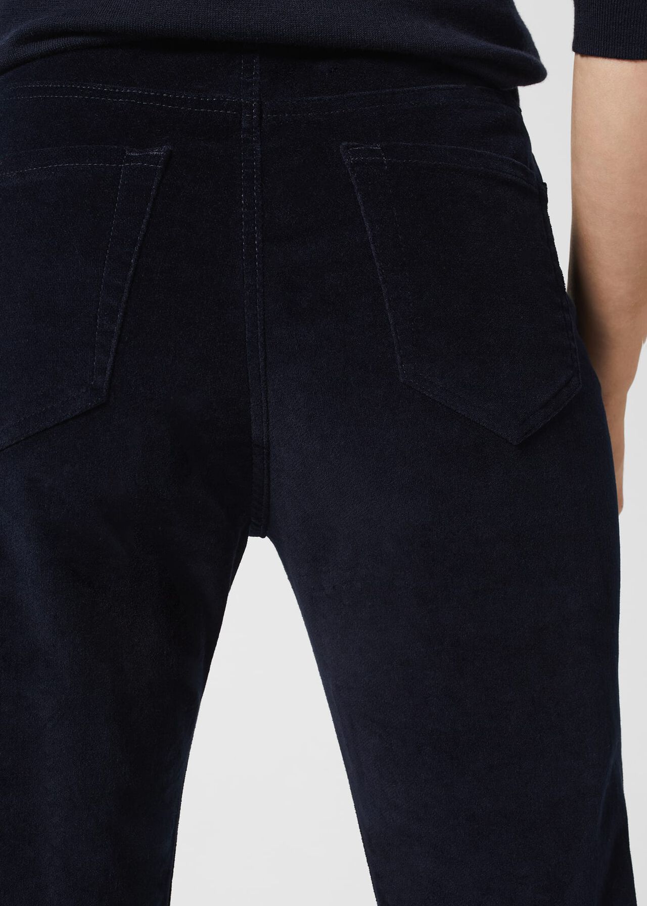 Gia Velvet Jeans , Navy, hi-res