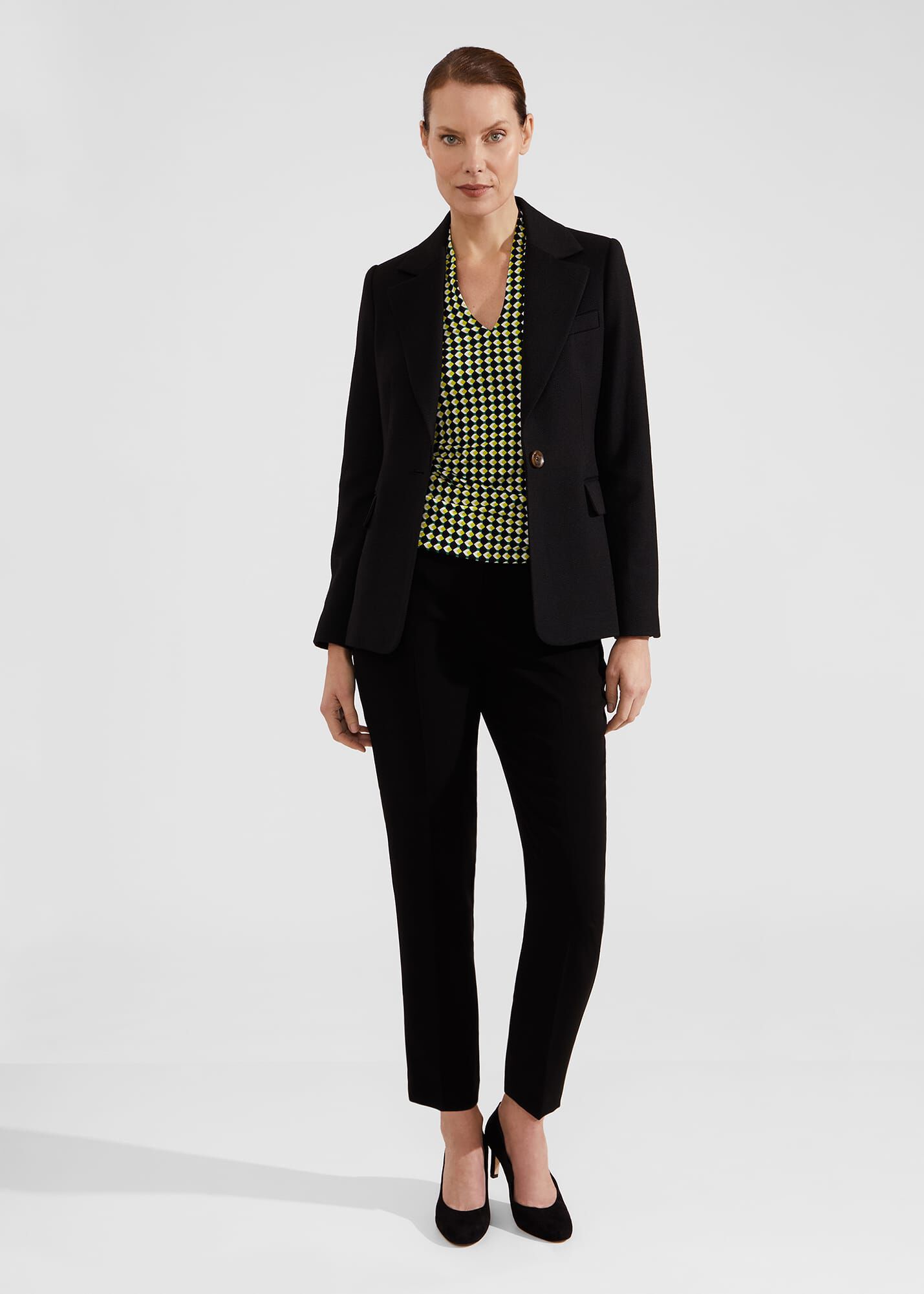ホブズ HOBBS AIMEE PRINTED TOP （BLACK MULTI） HOBBS Aimee Printed Top | Freemans