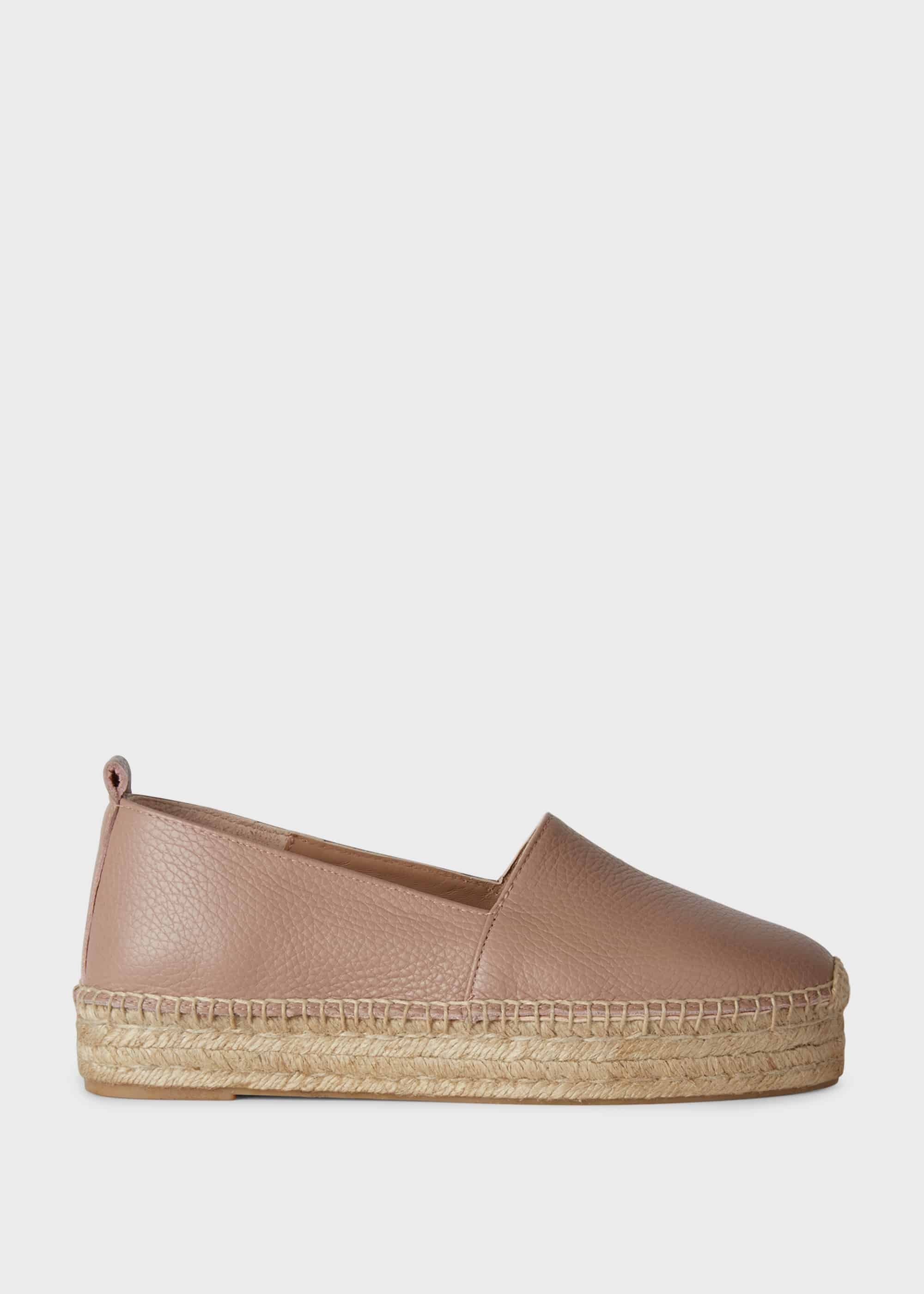 platform espadrilles slip on