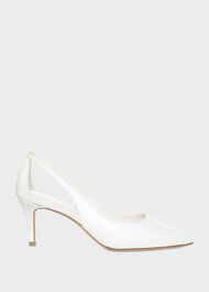 Natasha Court Shoes, White, hi-res