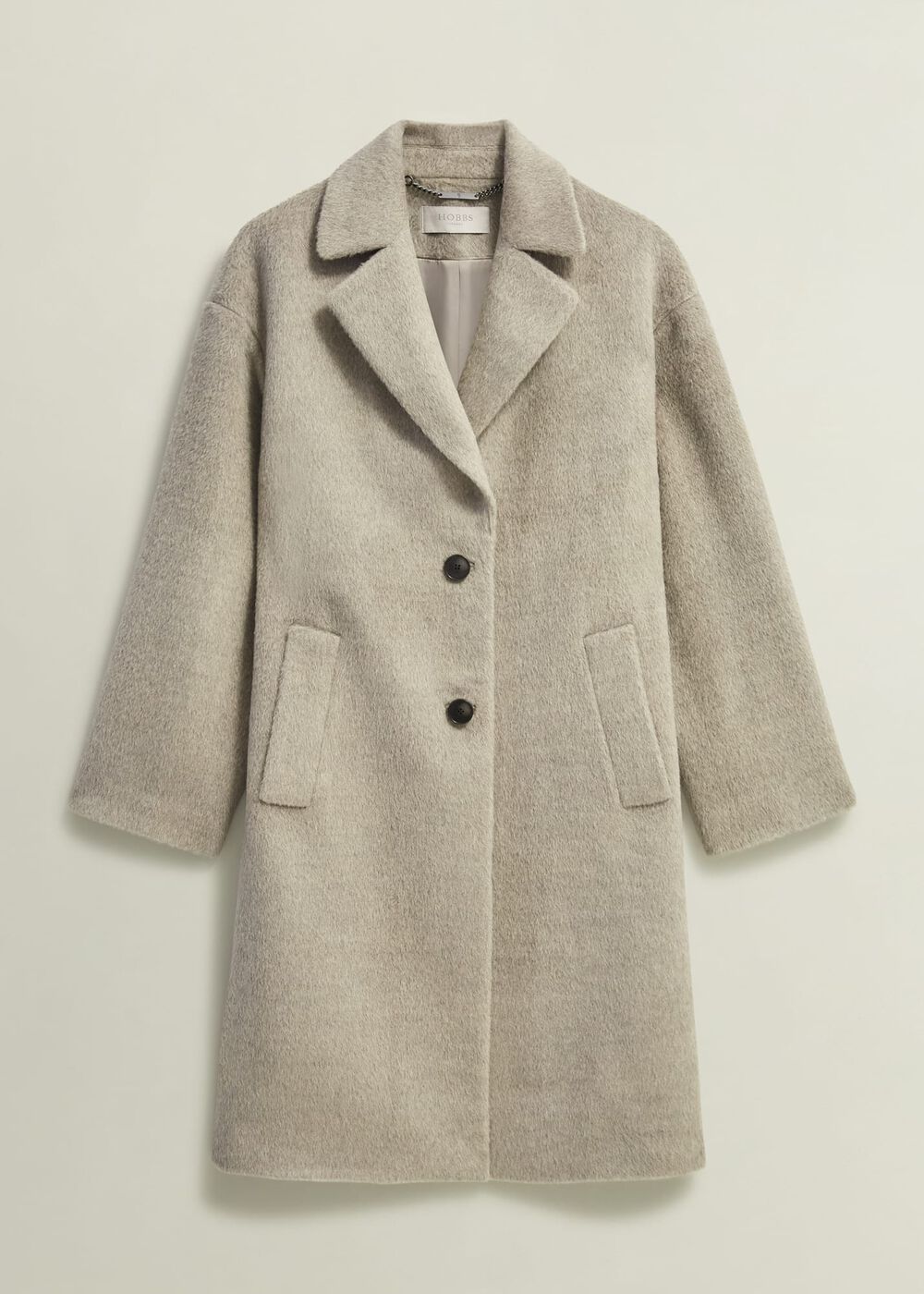 Bhavina Wool Blend Coat, Neutral, hi-res