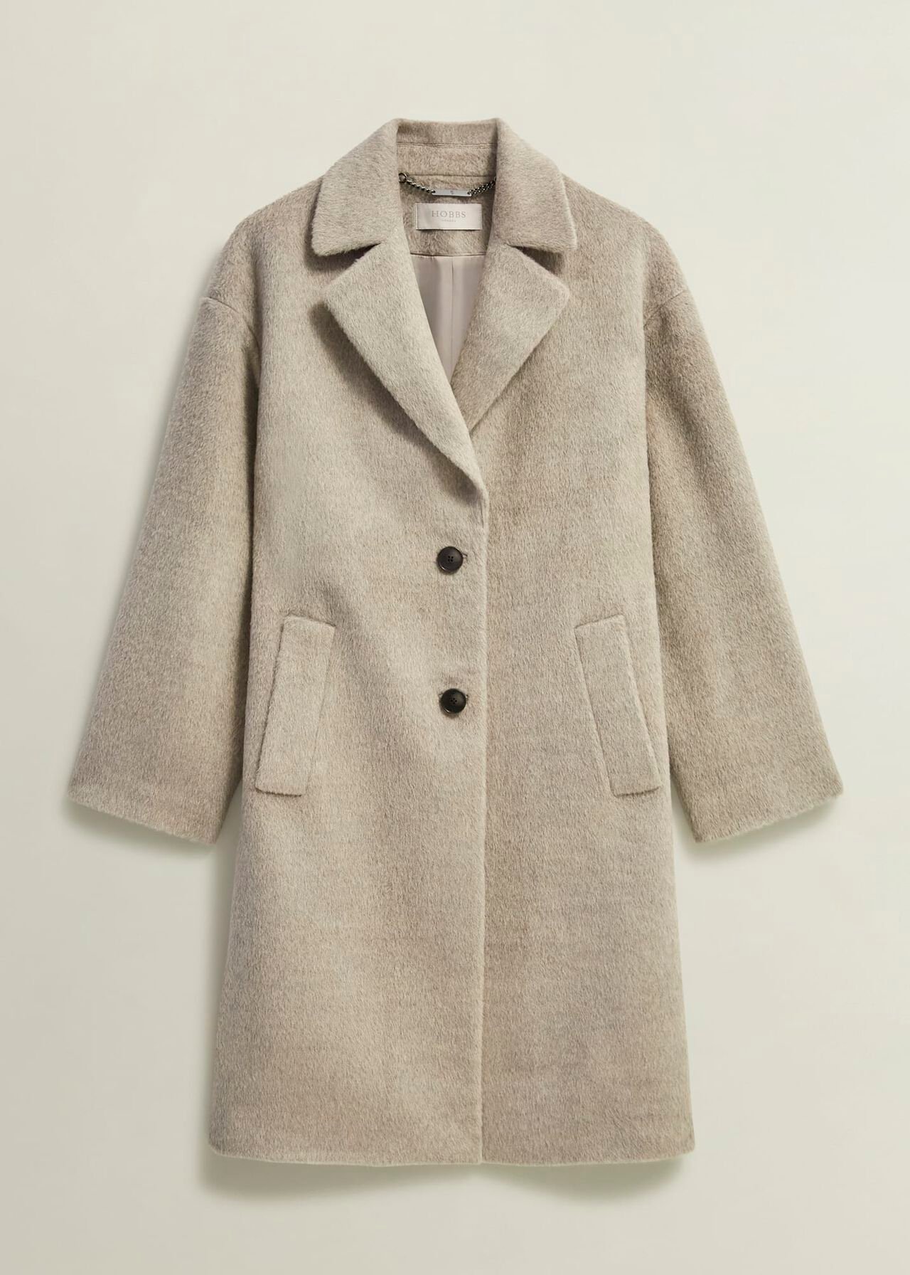 Bhavina Wool Blend Coat, Neutral, hi-res
