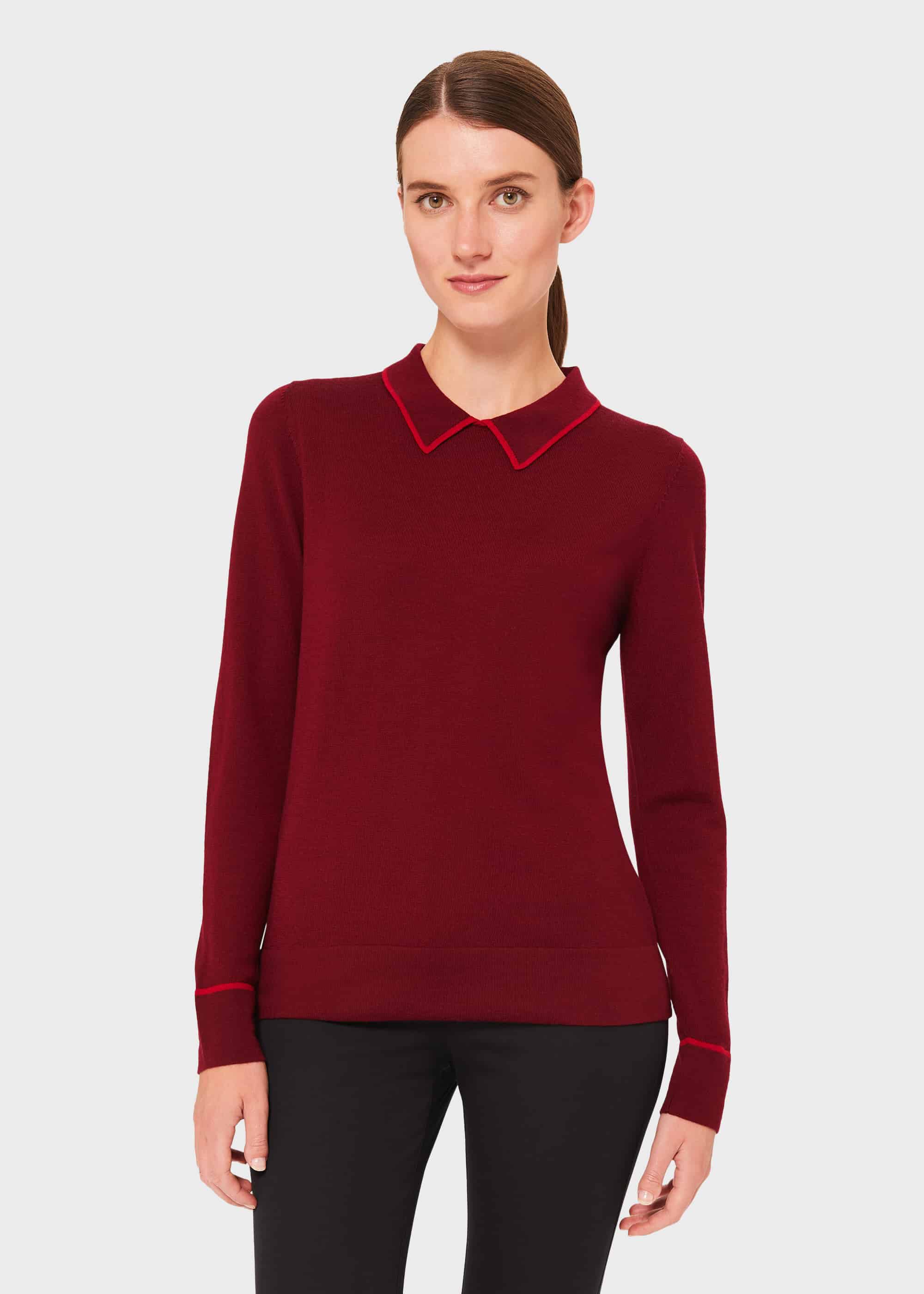 collared sweater