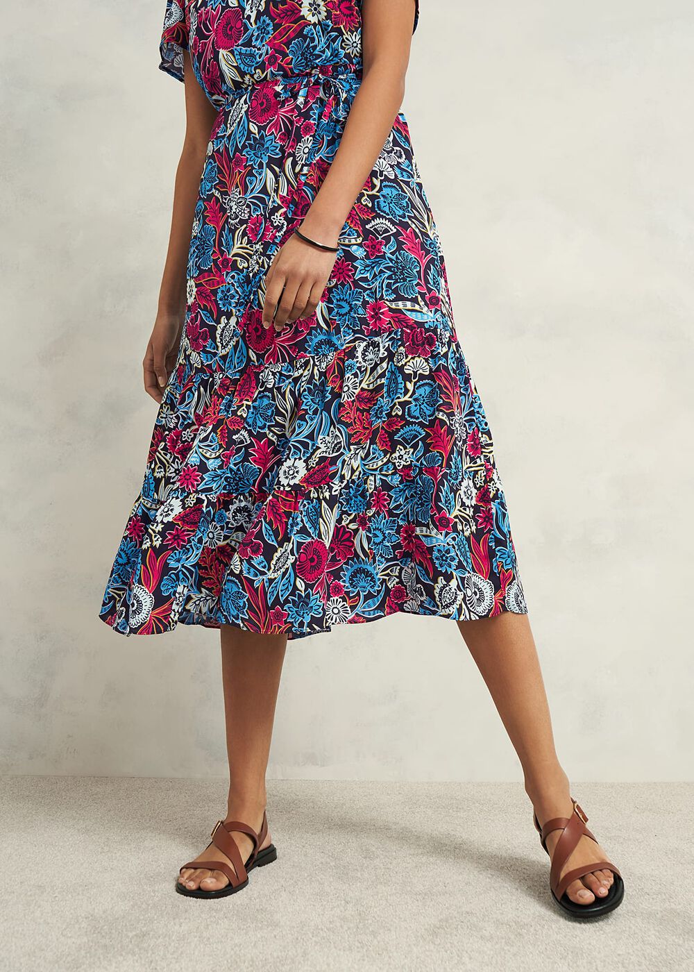 Petite Sia Slv Dress, Multi, hi-res