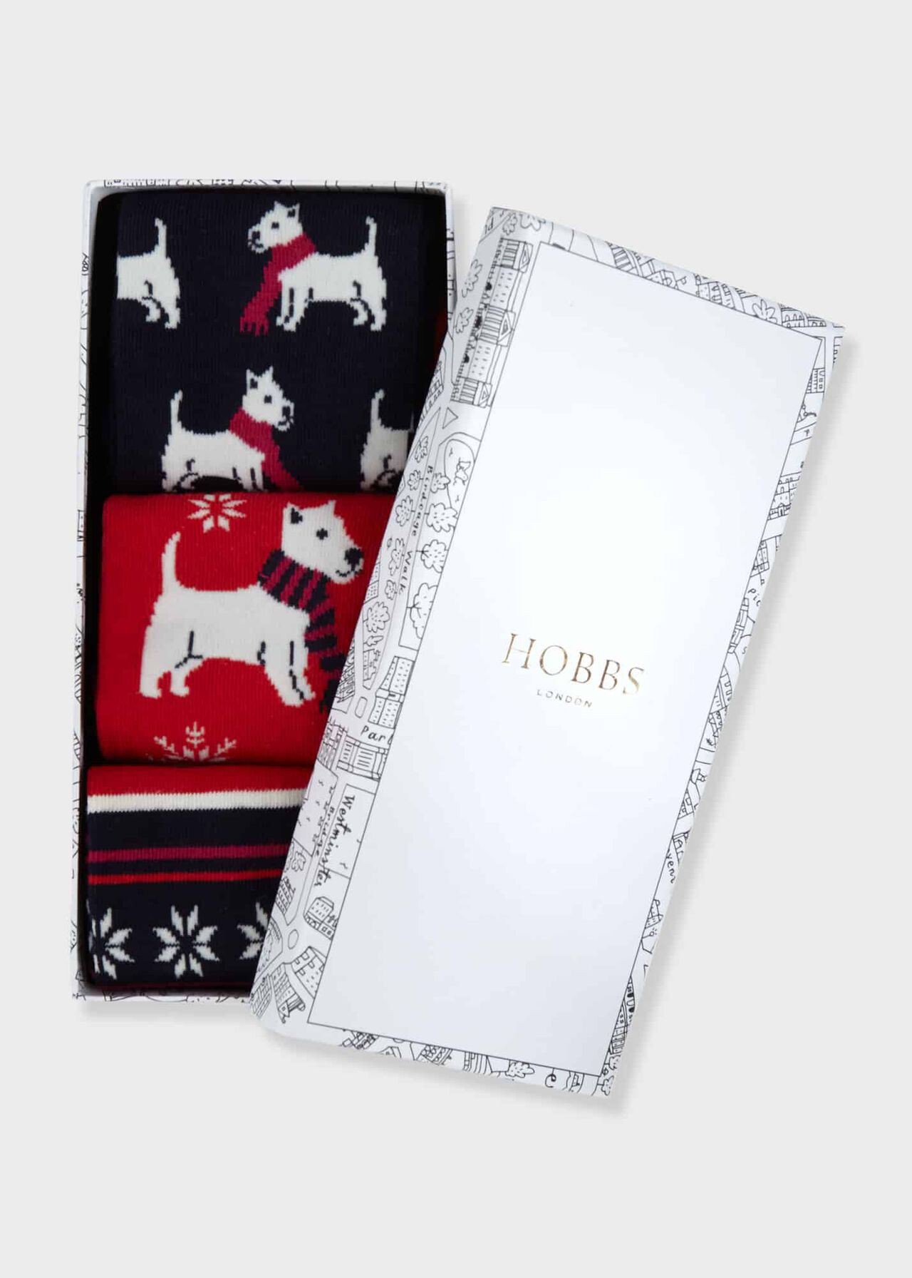 Westie Dog Set, Berry, hi-res