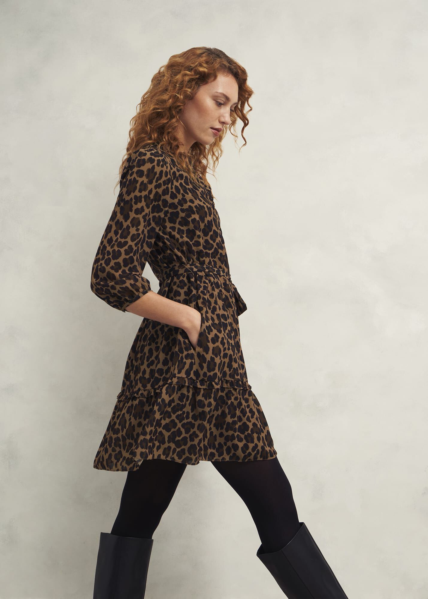 HOBBS☆Polly Dress レオパード ワンピース【UK発】 Polly Dress | Hobbs UK |