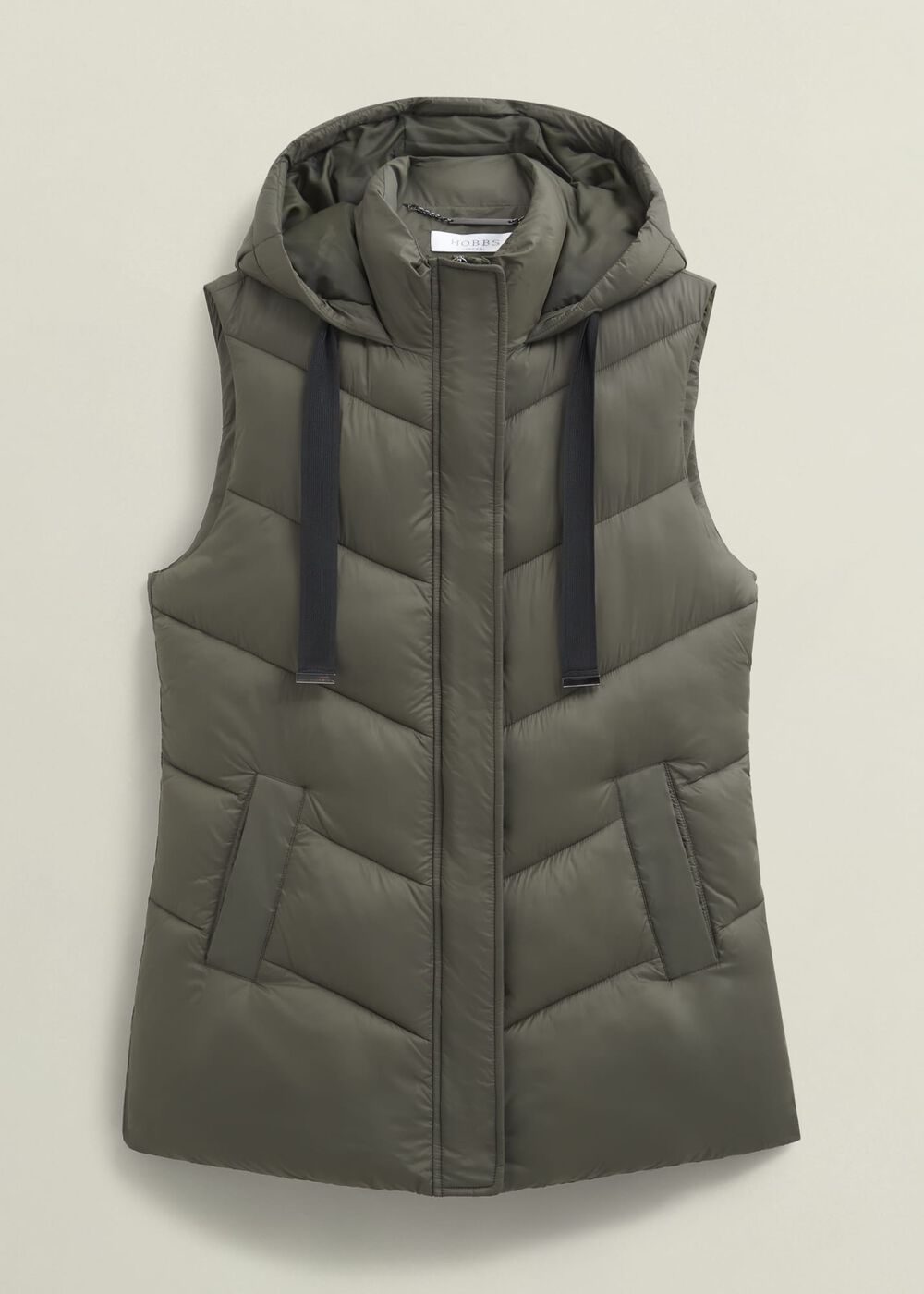 Sharni Sleeveless Puffer, Olive, hi-res