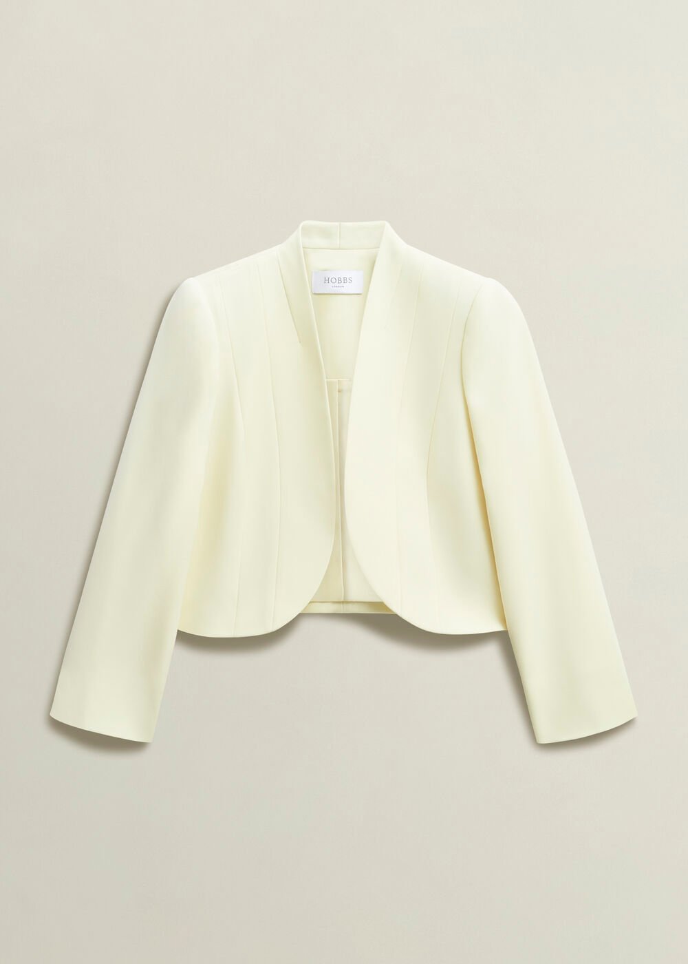 Eliana Seam Detail Jacket, Pale Yellow, hi-res