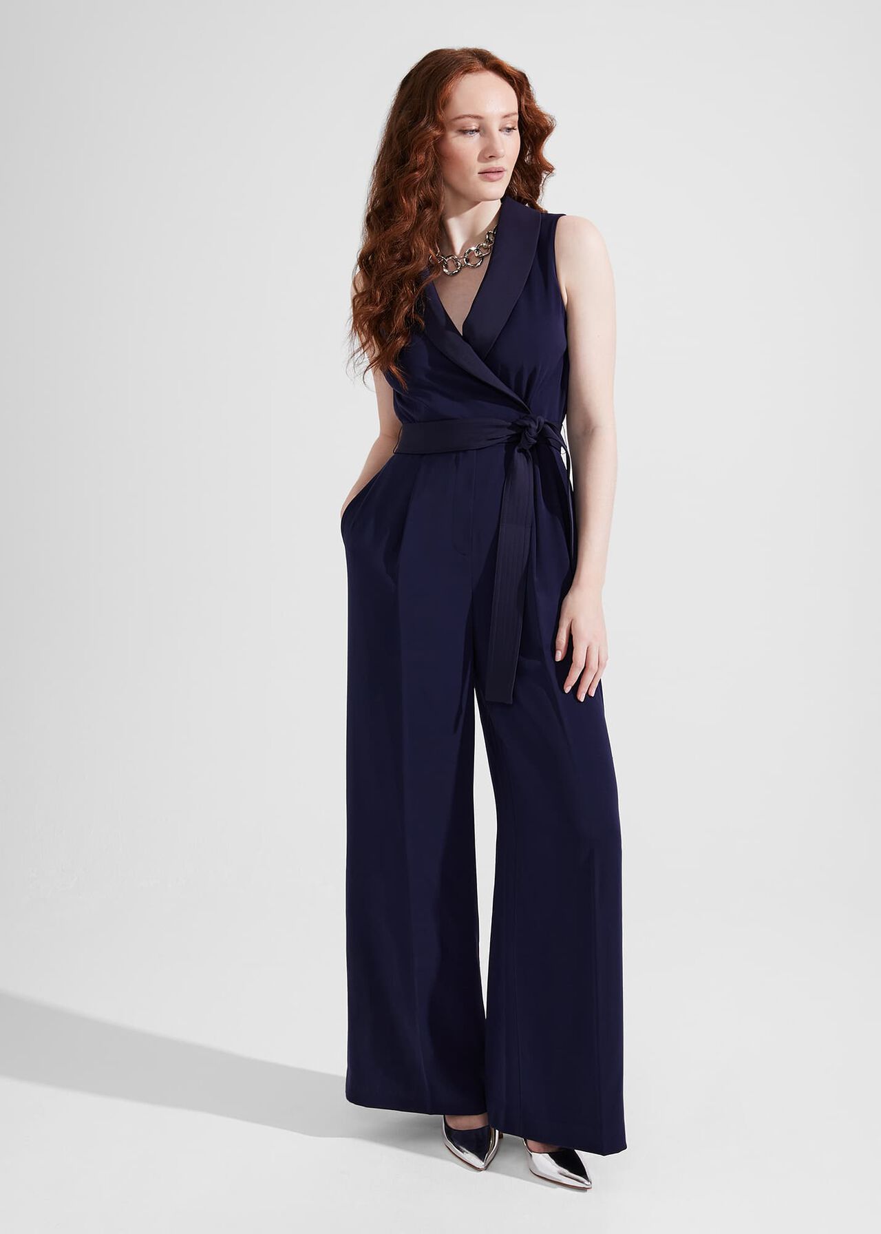 Maia Jumpsuit, Midnight Navy, hi-res