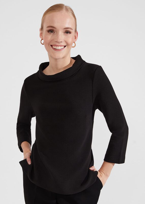 Betsy Textured Top With Cotton 