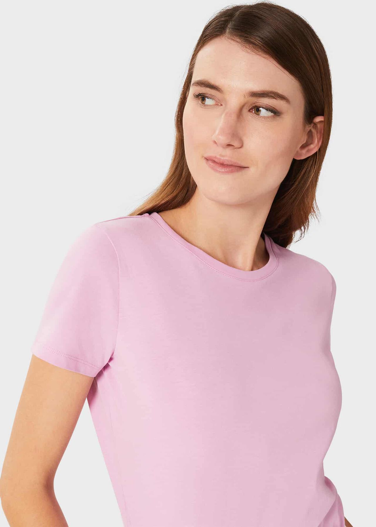 Pixie Cotton T-Shirt, Lilac Pink, hi-res