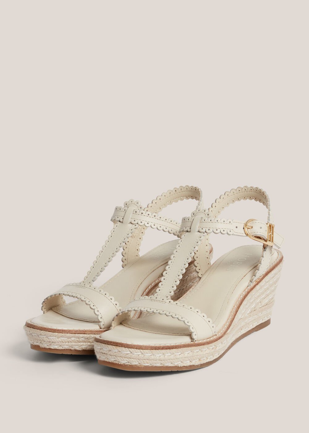 Alyssa Leather Espadrilles, Warm Ivory, hi-res