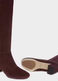 Imogen Long Boot, Aubergine, hi-res
