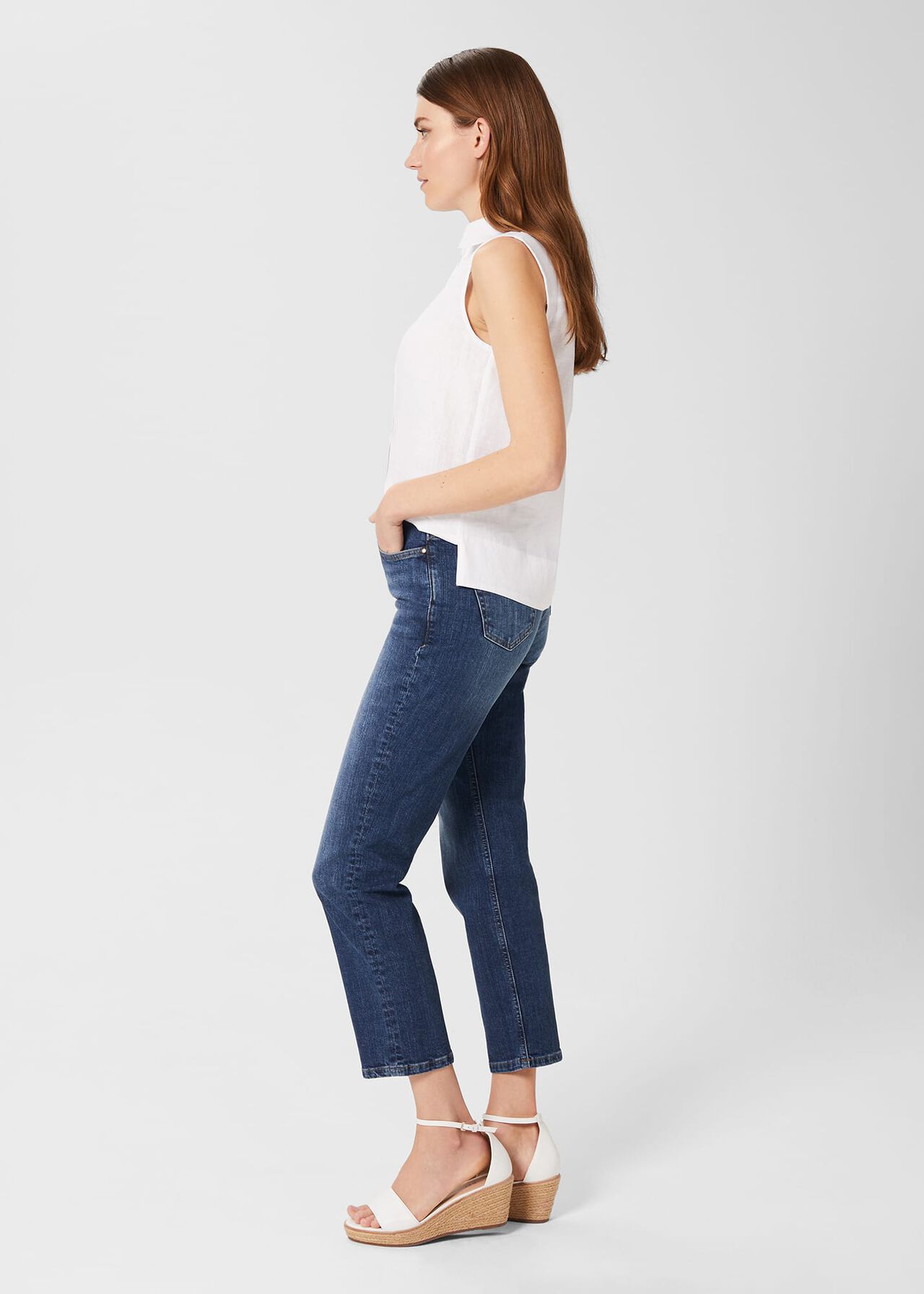 Iva Crop Jeans, Mid Wash, hi-res