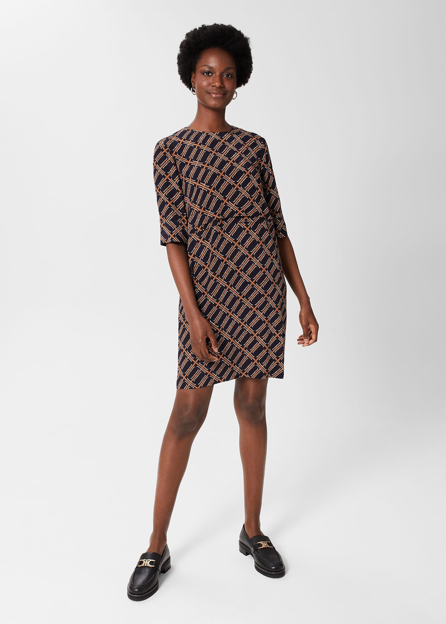 Wallis navy store shift dress