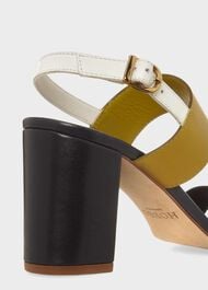 Blake Heeled Sandal, Navy, hi-res