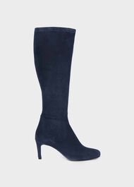 Lizzie Stretch Boot, Navy, hi-res