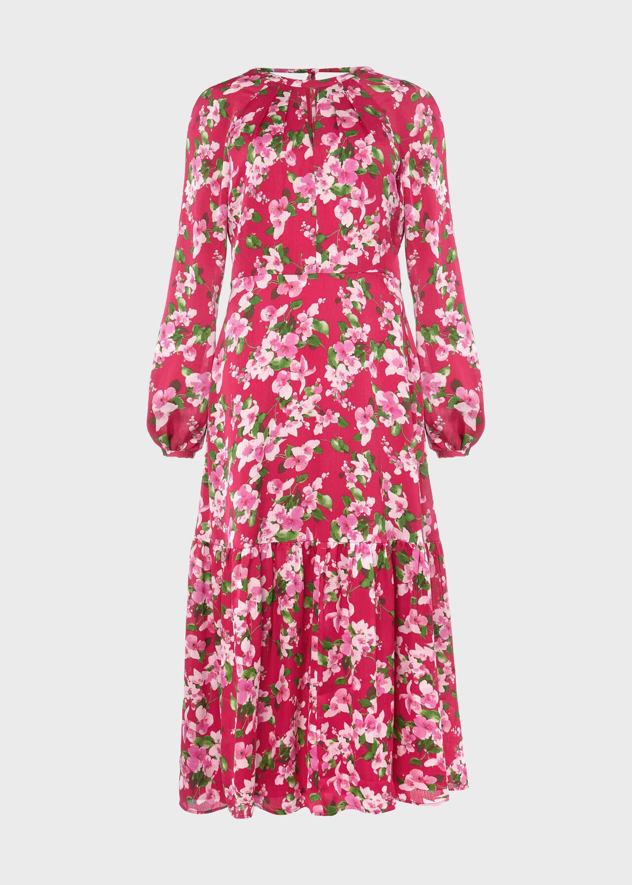 Marilyn Midi Dress, Fuchsia Multi, hi-res