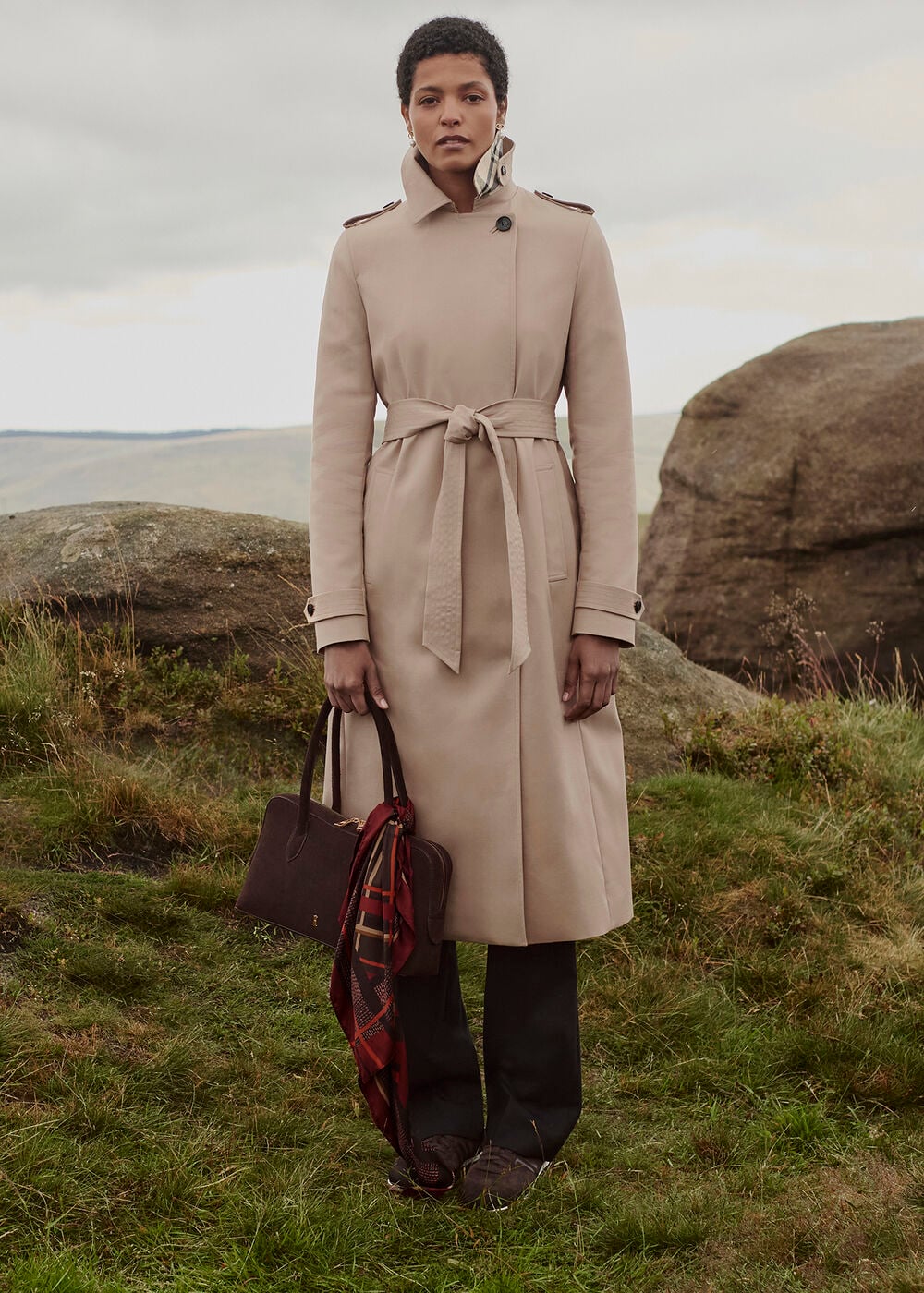 Harriet Shower Resistant Trench