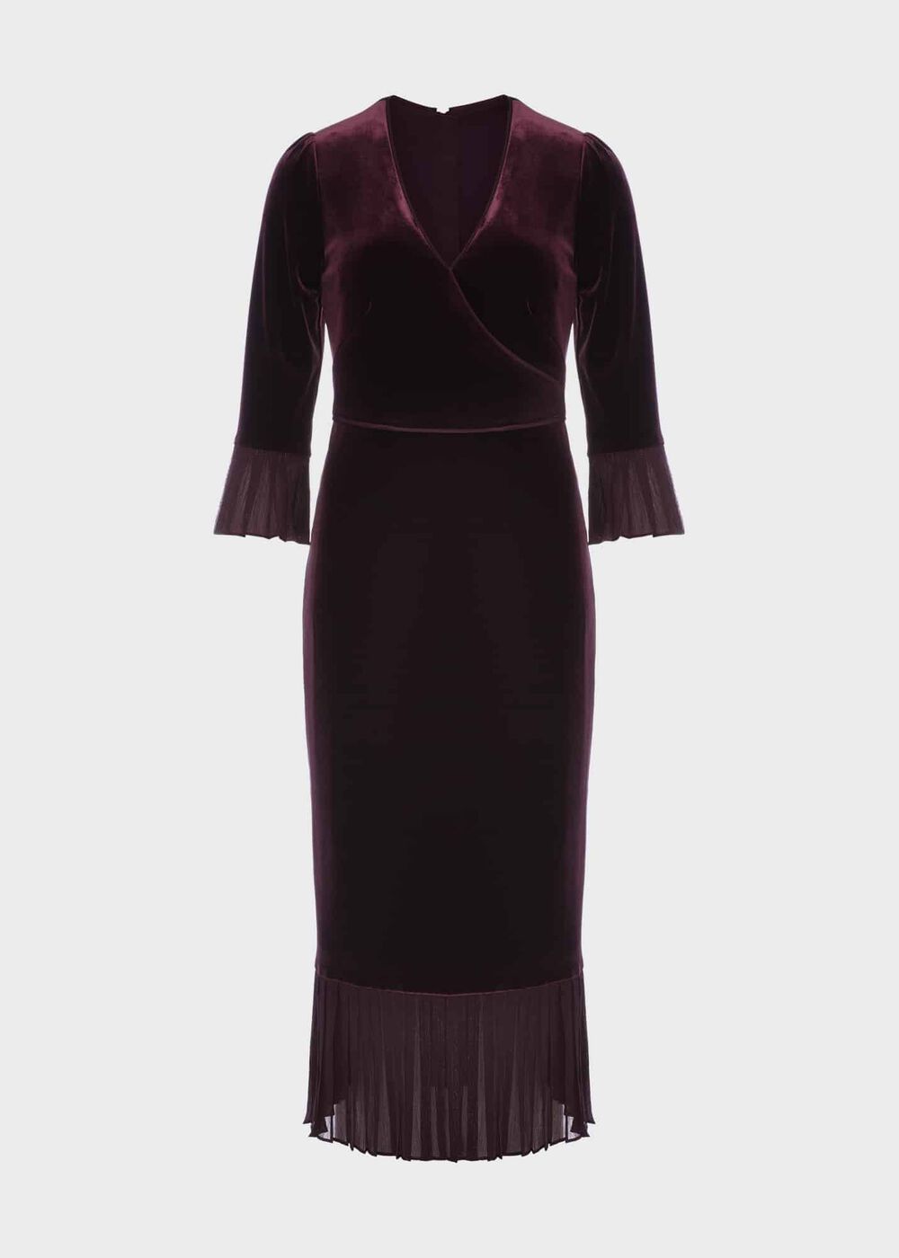 Petite Melodie Velvet Dress, Mulberry Purple, hi-res