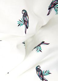 Eva Cotton Printed T-Shirt, White Navy, hi-res