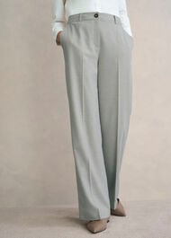 Ellie Wide Trousers, Camel Multi, hi-res