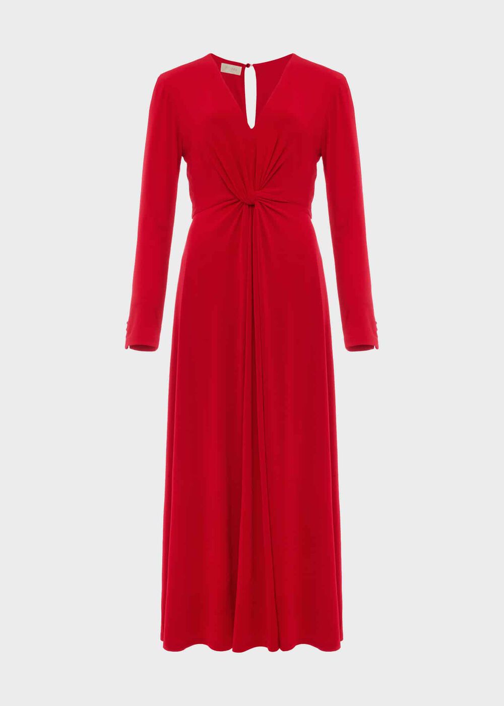 Uma Jersey Dress, Poppy Red, hi-res