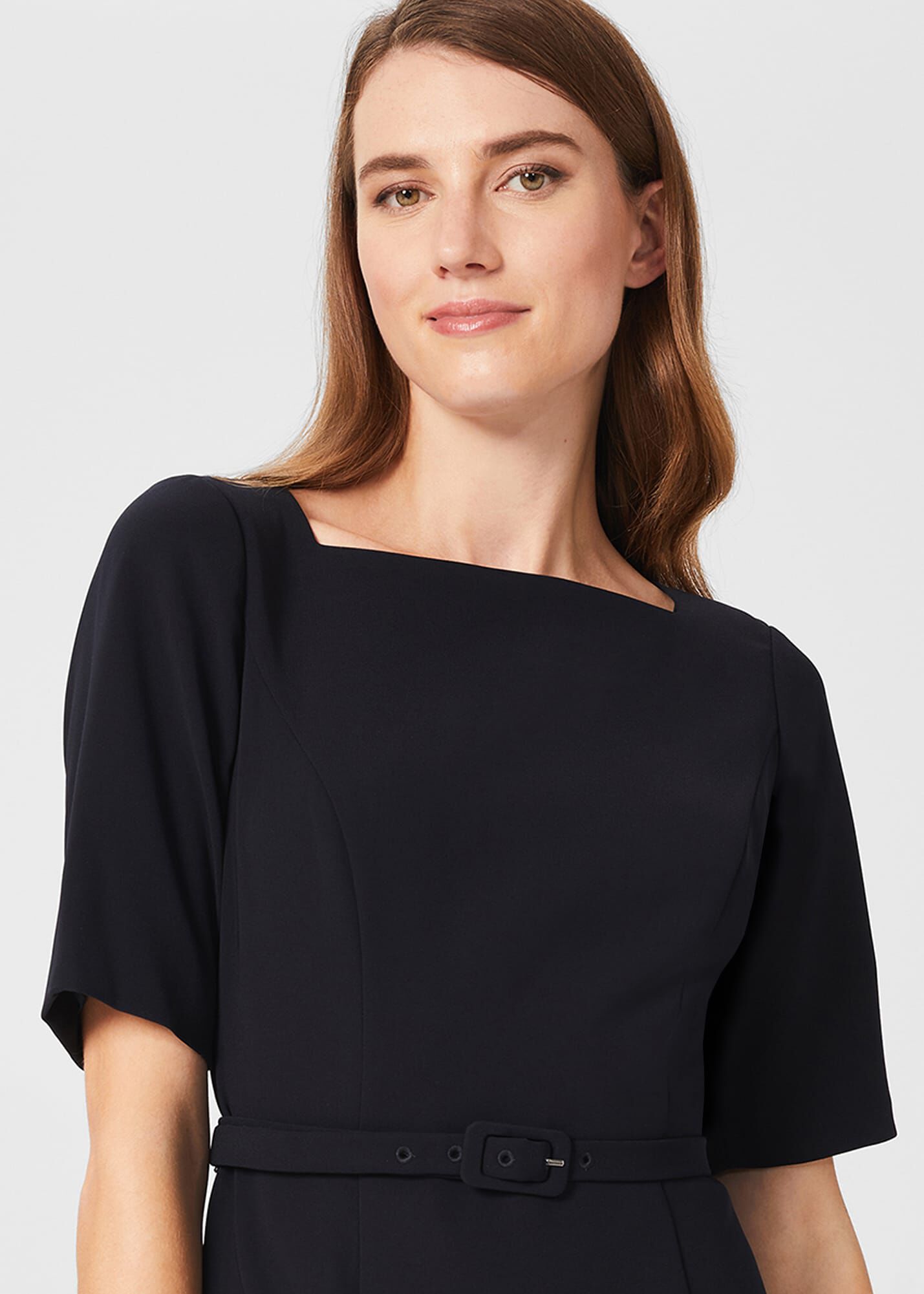Hobbs abigale best sale dress navy