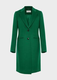 Petite Tilda Wool Coat, Malachite Green, hi-res