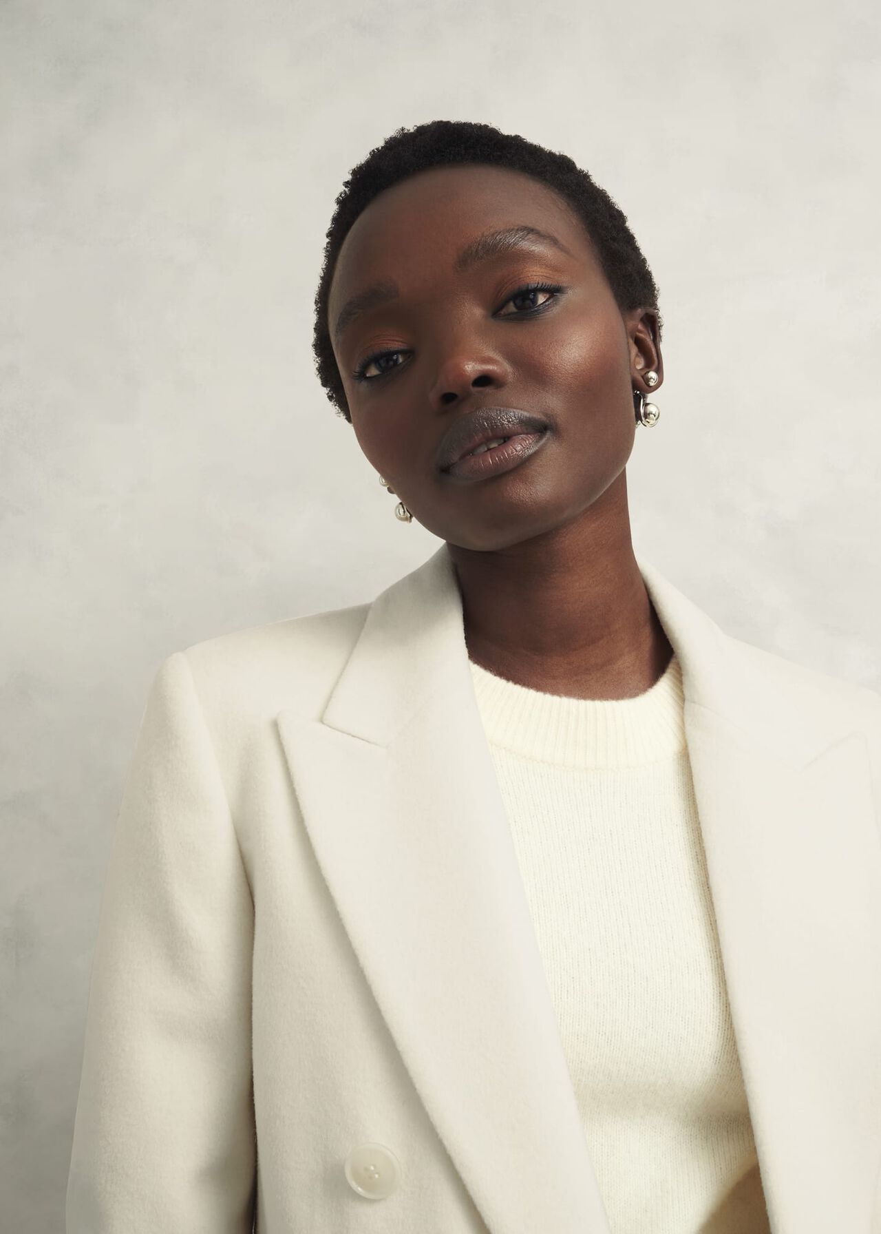Juniper Wool Coat, Ivory, hi-res