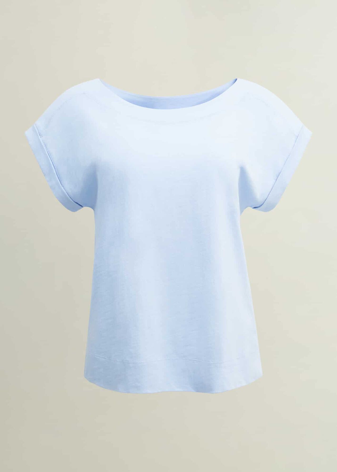 Hobbs Alycia Cotton Slub T-Shirt Hobbs Alycia Cotton Slub T-Shirt